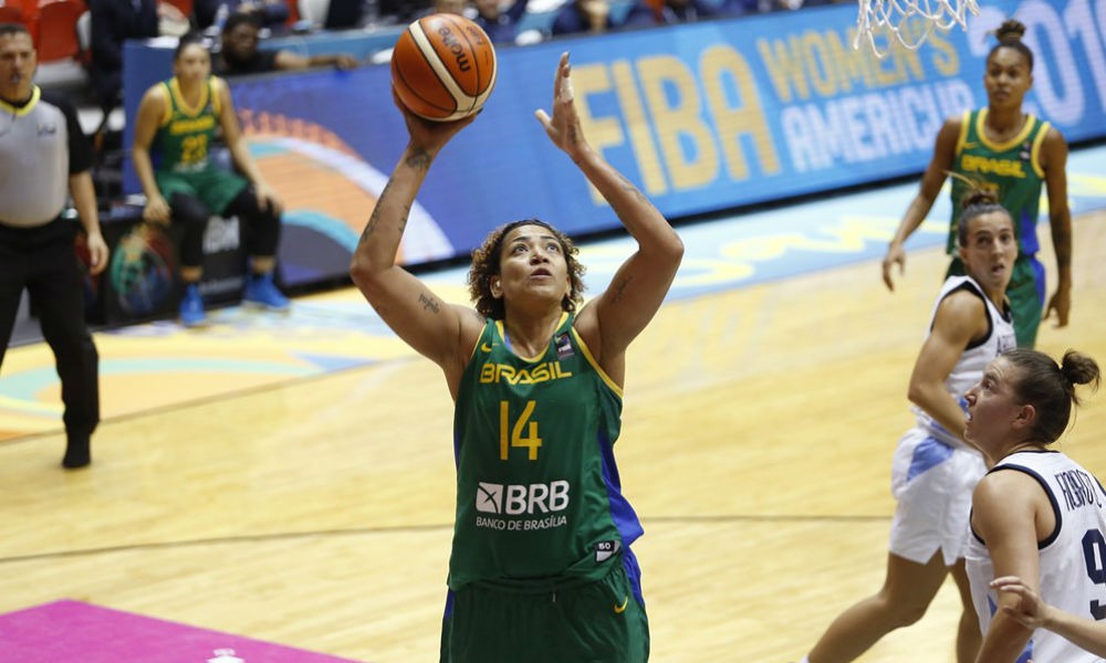 Brasil atropela a Argentina na Copa América de Basquete Feminino