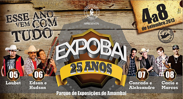 Agenda de eventos de Amambai e região