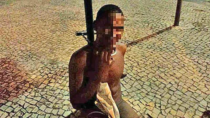 Em janeiro deste ano, um menor foi espancado e amarrado nu em um poste no Bairro do Flamengo no Rio de Janeiro. 