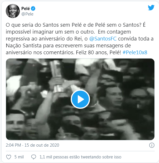 Pelé 80 anos: vida longa ao rei do futebol