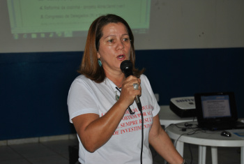 Olga Tobias Mariano, presidente do Simted.