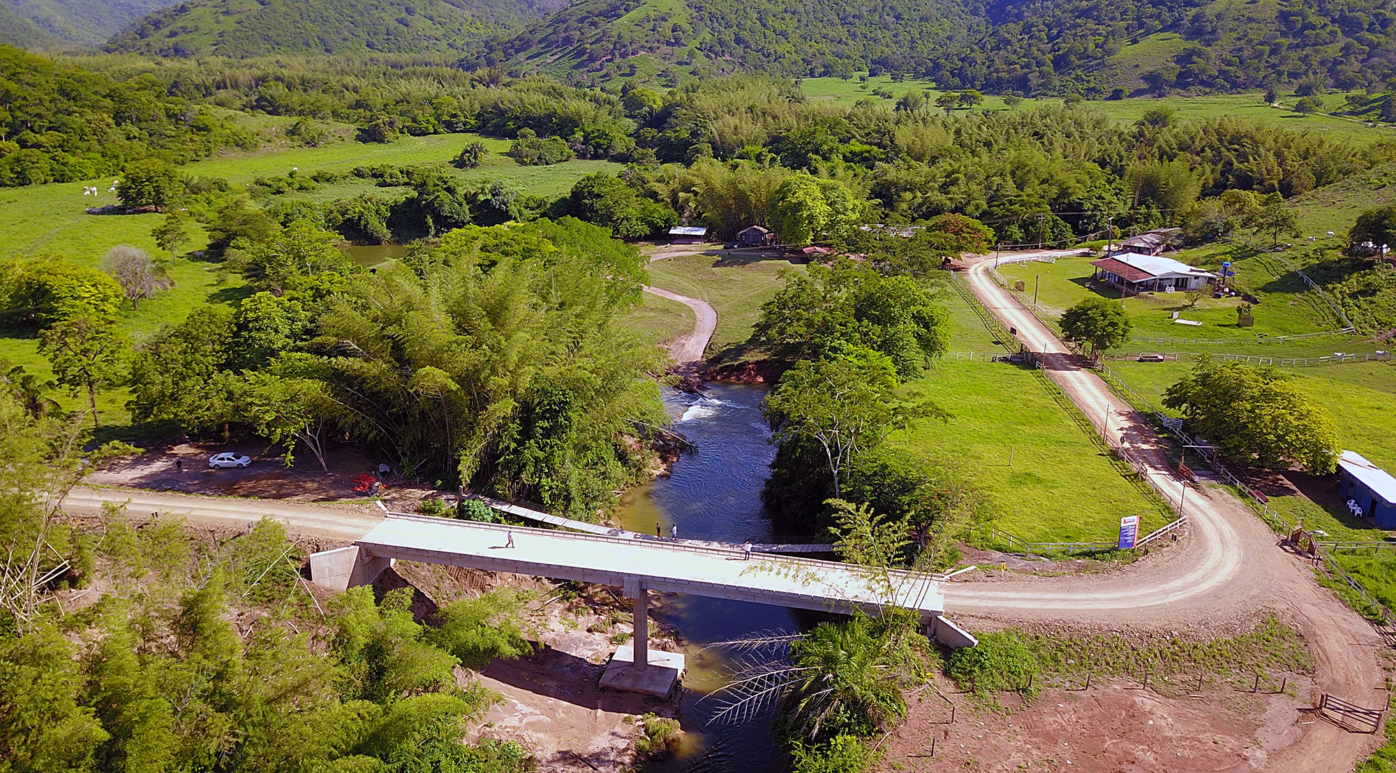 Ponte Sobre o Rio Salobra, em Bodoquena: polo de turismo e agricultura familiar. Foto Edemir Rodrigues