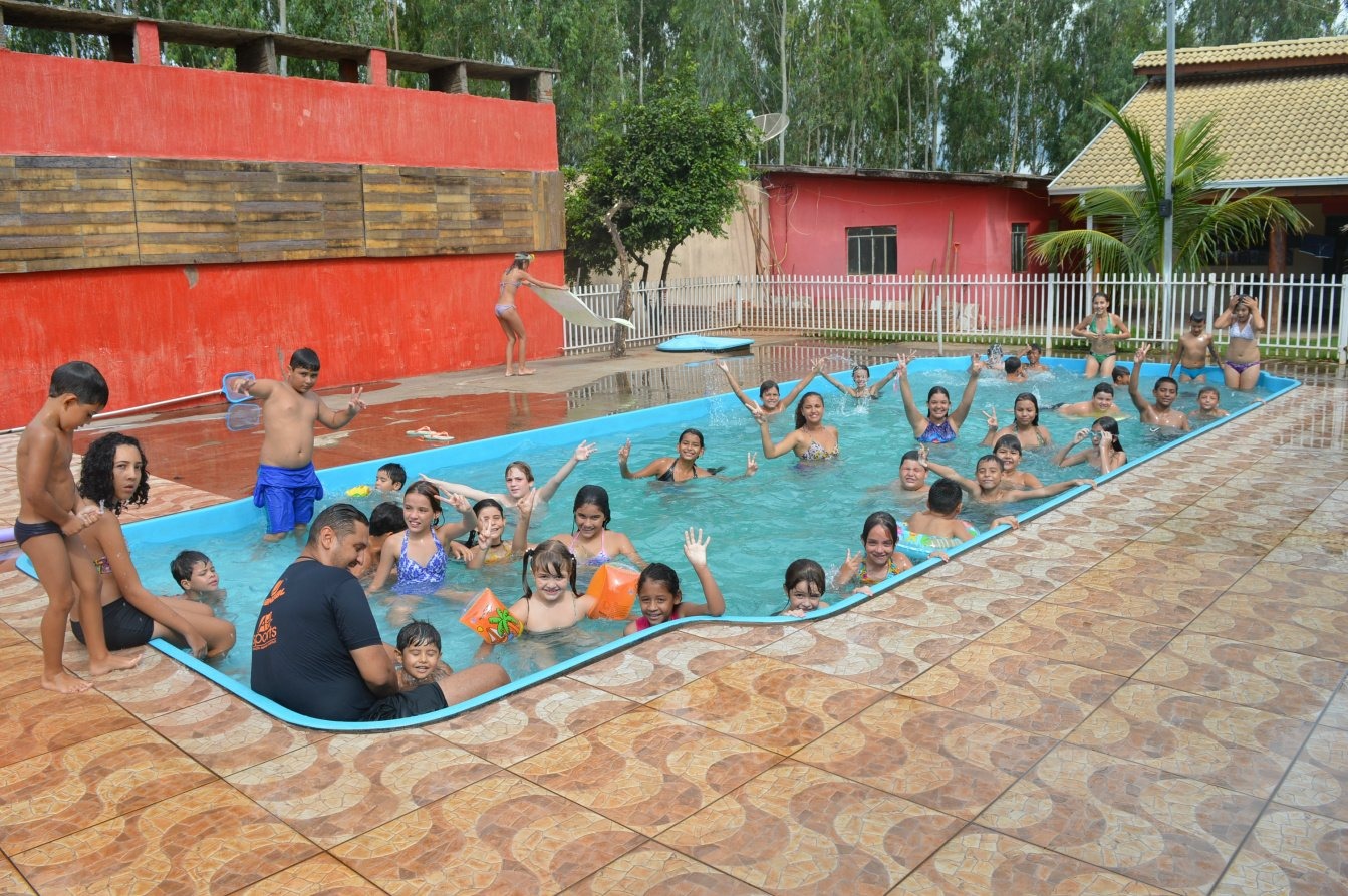 Banho de piscina esteve entre as atividades da edição realizada no ano de 2017 / Foto: Moreira Produções/Arquivo