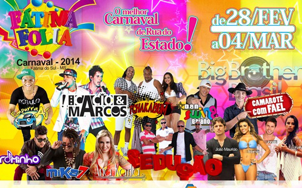 Agenda de eventos para o carnaval de Amambai e região