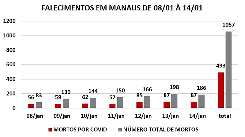 Venezuela envia 130 mil litros de oxigênio e brigada com 107 médicos a Manaus