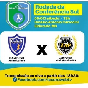 Time de Amambai estreia na Liga Sul-Mato-Grossense de Futsal, em Eldorado