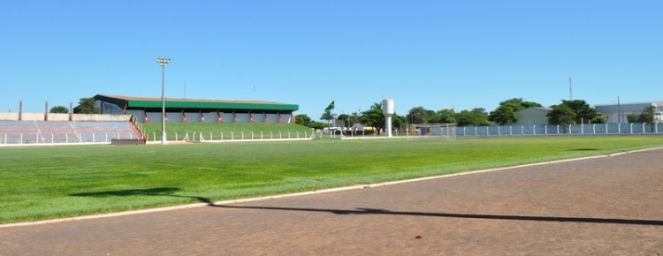 Estádio Sotero Zárate em Sidrolândia (Foto: Reprodução)